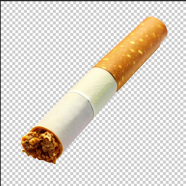 Cigarette on a white background