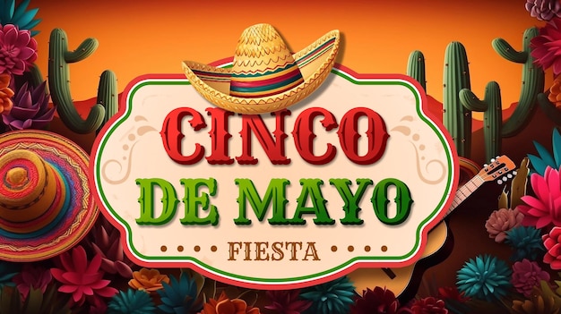 Cinco de Mayo Festival Poster Design