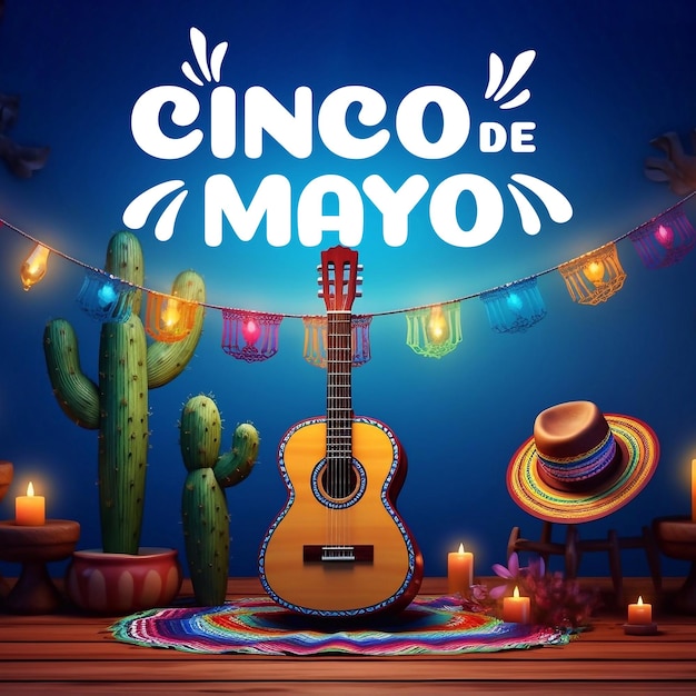 Cinco de Mayo Festival Poster Design