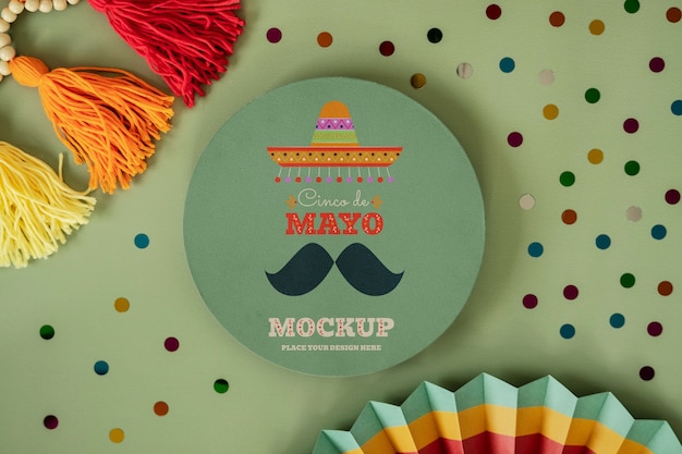 Cinco de mayo mockup design