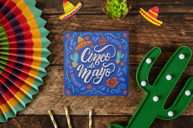 Cinco de mayo mockup design