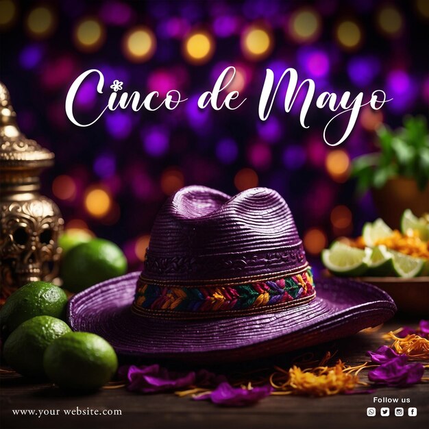 Cinco de mayo social media post design