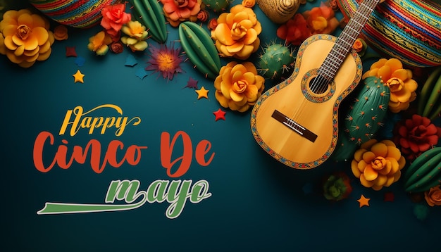 PSD cinco de mayo template