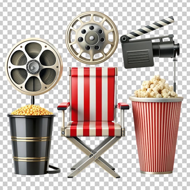 cinema or Theater elements set