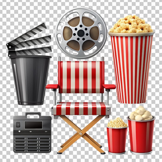 cinema or Theater elements set