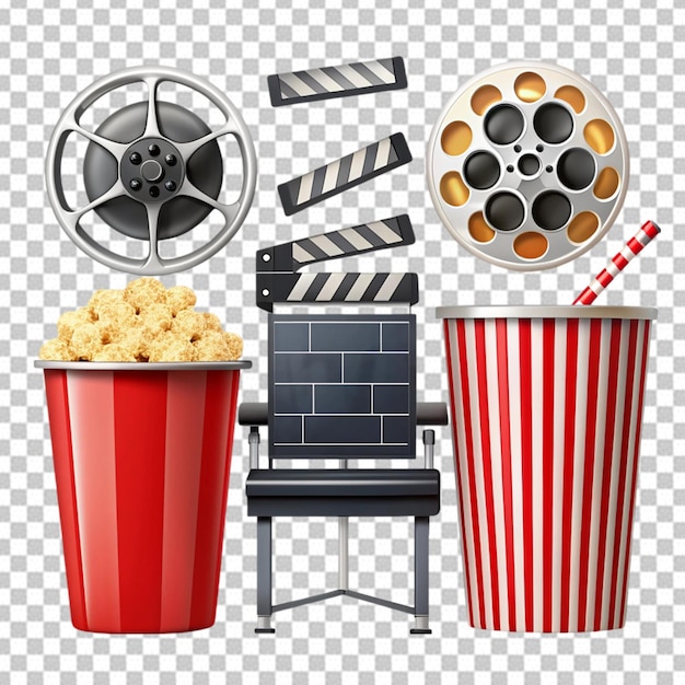 cinema or Theater elements set