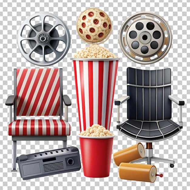 cinema or Theater elements set