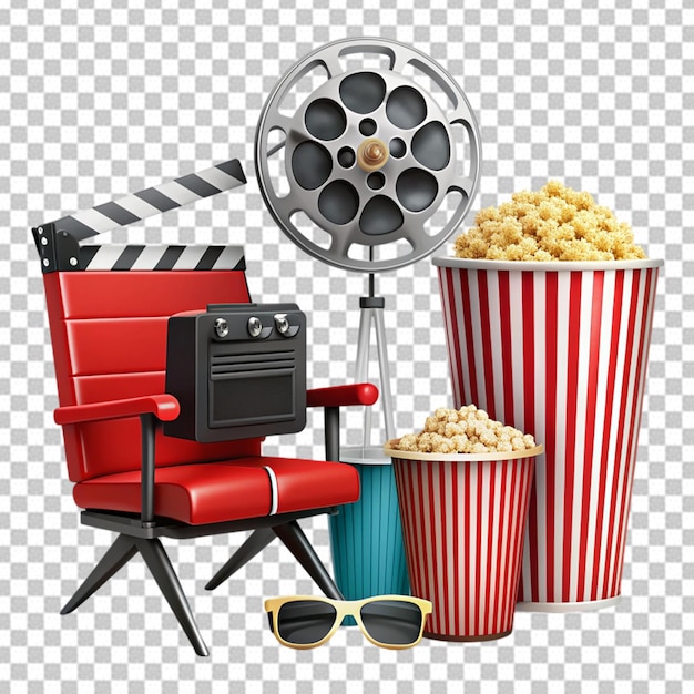 cinema or Theater elements set