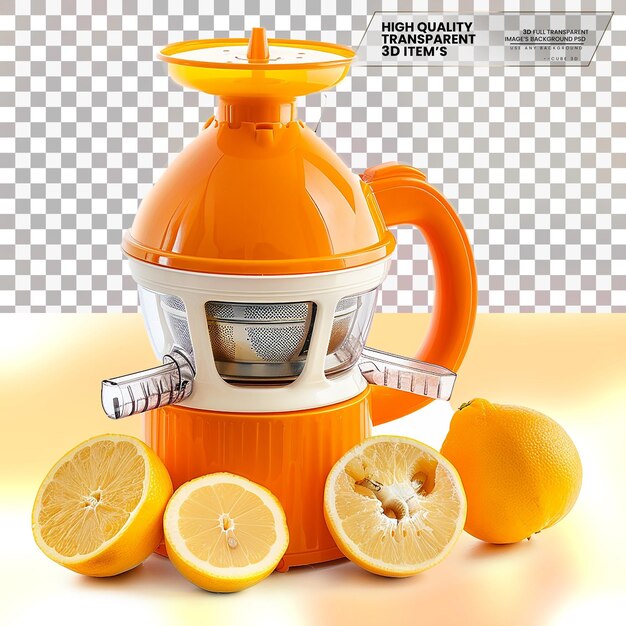 PSD citrus juicer a juicer used for extracting juice from citrus fruits on transparent background