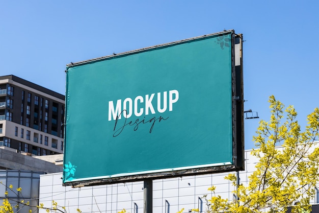 city billboard mockup design