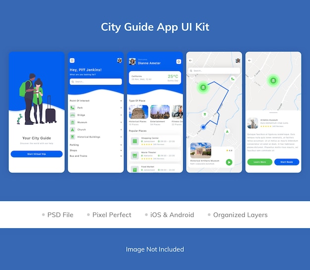 City Guide App UI Kit