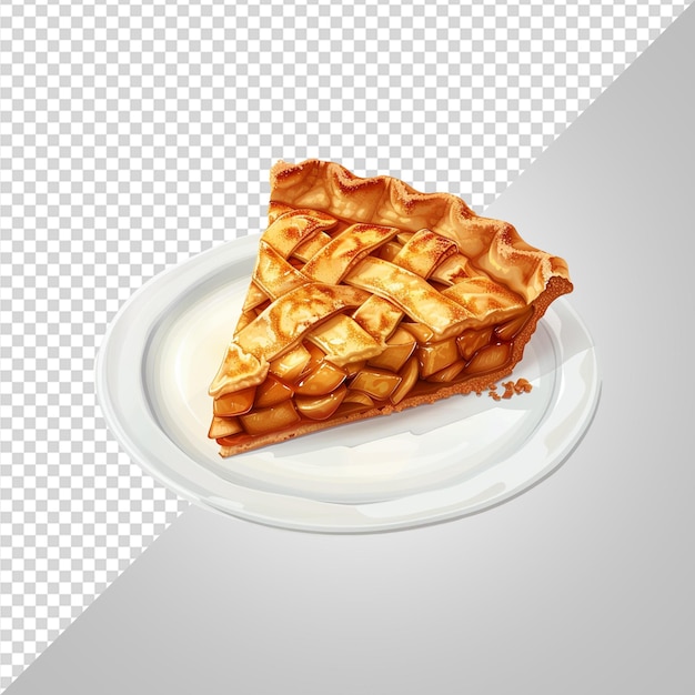 Classic Apple Pie Slice png