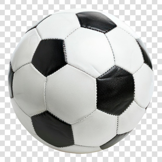 Classic black and white soccer ball