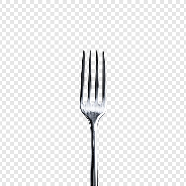 PSD classic fork on transparent background