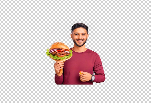 Classic hamburger stock photo isolated in white