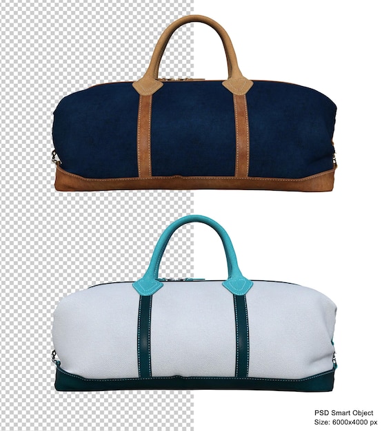 Classic luggage isolated 3d render