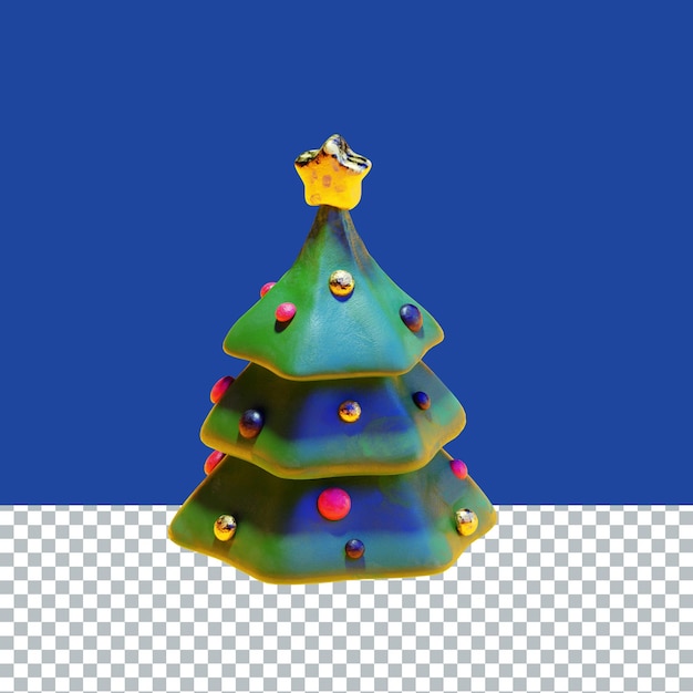 Clay Christmas tree