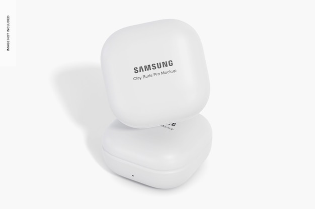 Clay Samsung Galaxy Buds Pro Mockup