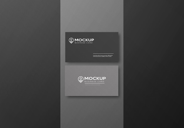 clean business card mockup design