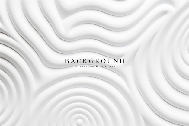 Clean and Elegant White Wavy Lines Background