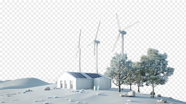 PSD clean energy solution realistic photo