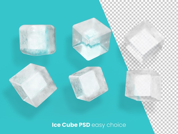 clean ice cube