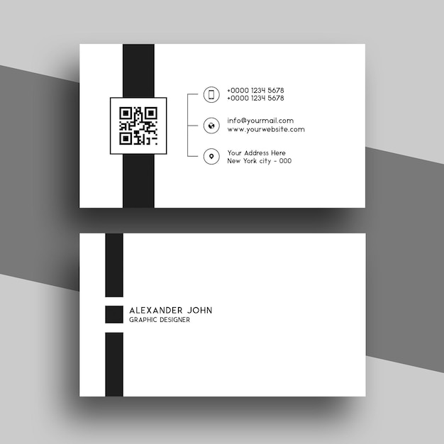 Clean Minimal Business Card PSD Template