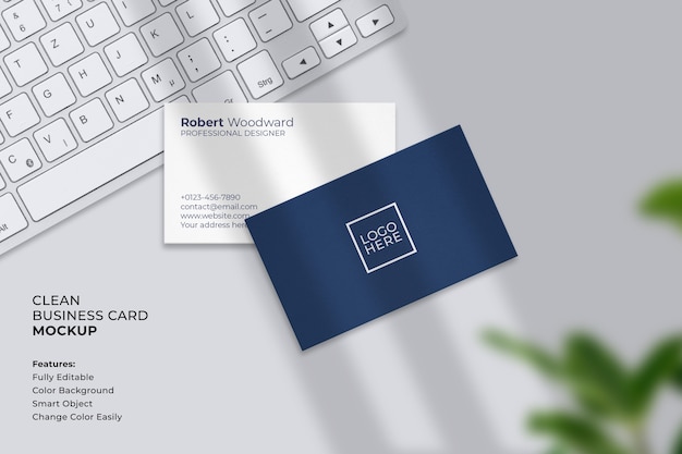 Clean & Modern Business card mockup