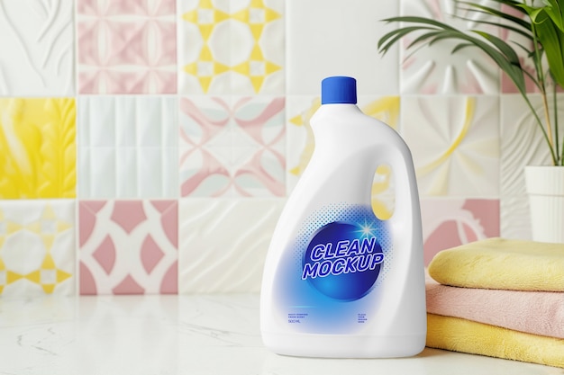 Cleaning product mock-up