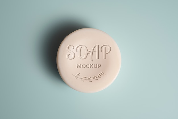 Cleaning soap bar mockup design