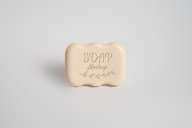 Cleaning soap bar mockup design