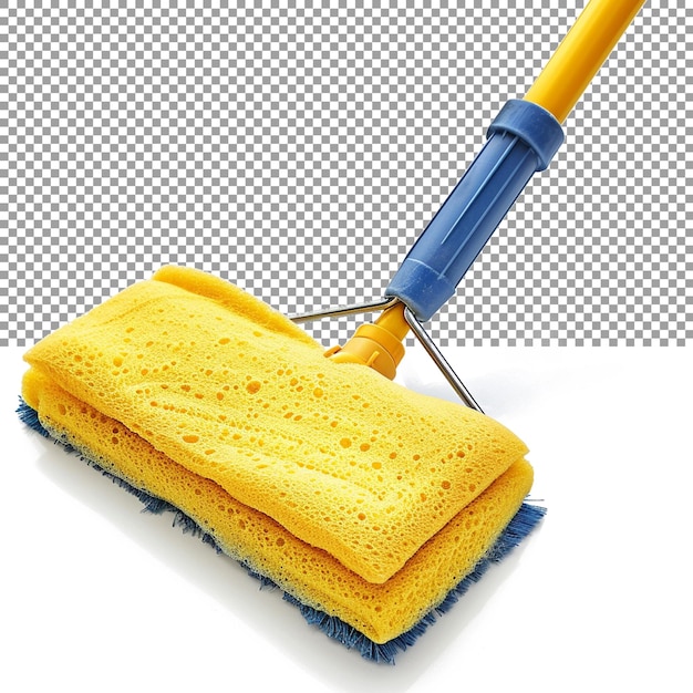 PSD a cleaning tool with a sponge or cloth head on a transparent background