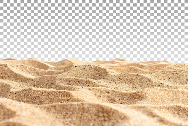 Clear Background Isolated Beach Sand