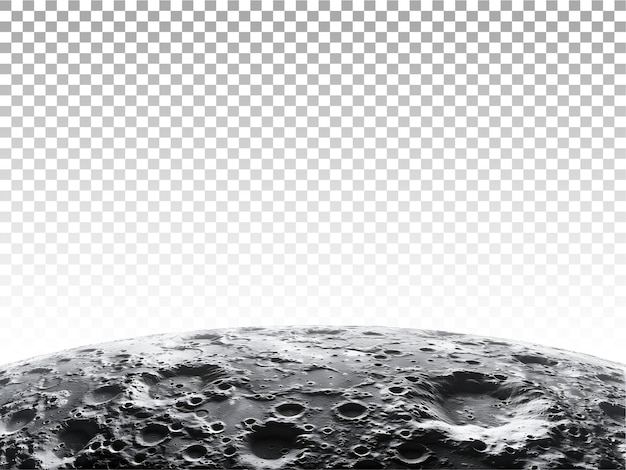 PSD clear background moon surface foreground