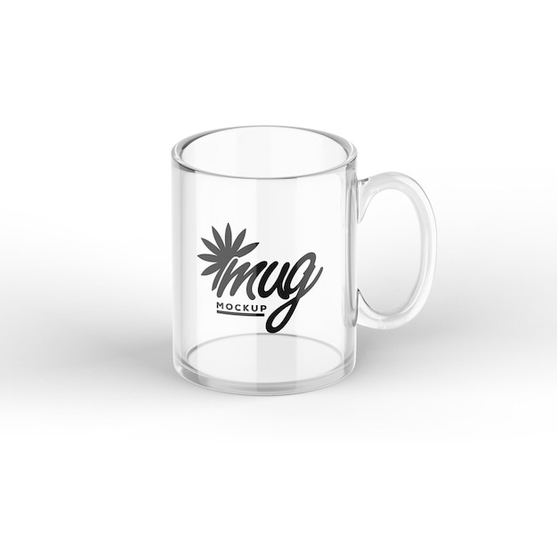 Clear Glass Mug Mockup