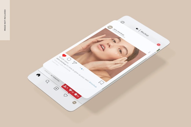 Clear Post Instagram Mockup