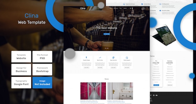 Clina Web Template