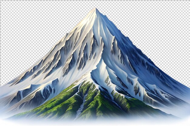 PSD clipart of mountain isolated on transparent background