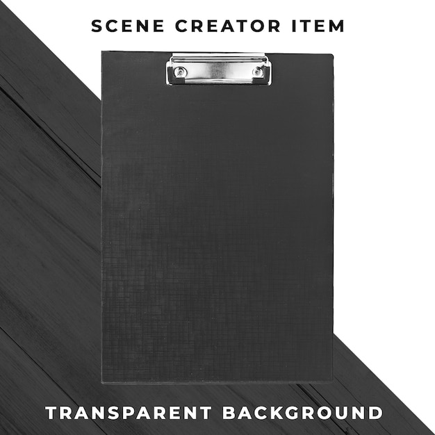 Clipboard isolated with clipping path