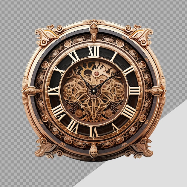 Clock png isolated on transparent background