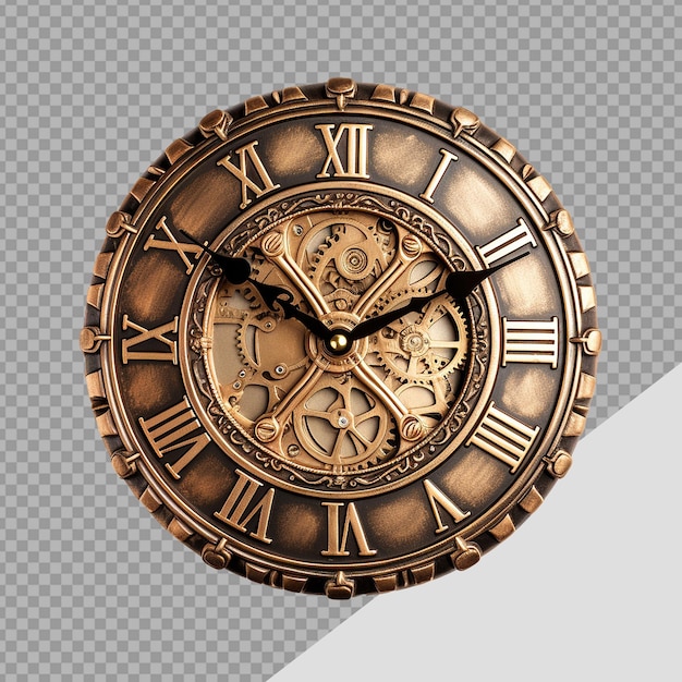 Clock png isolated on transparent background