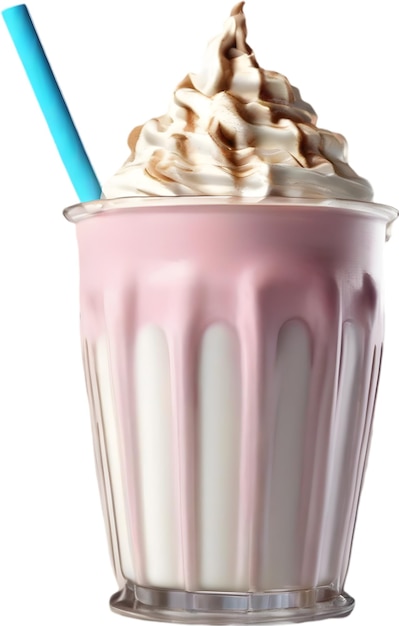 Close up of delicious looking Milkshakes