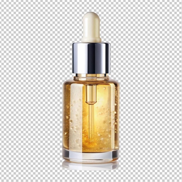 close up of face serum transparent background