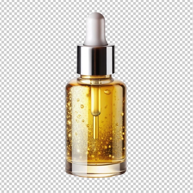 PSD close up of face serum transparent background