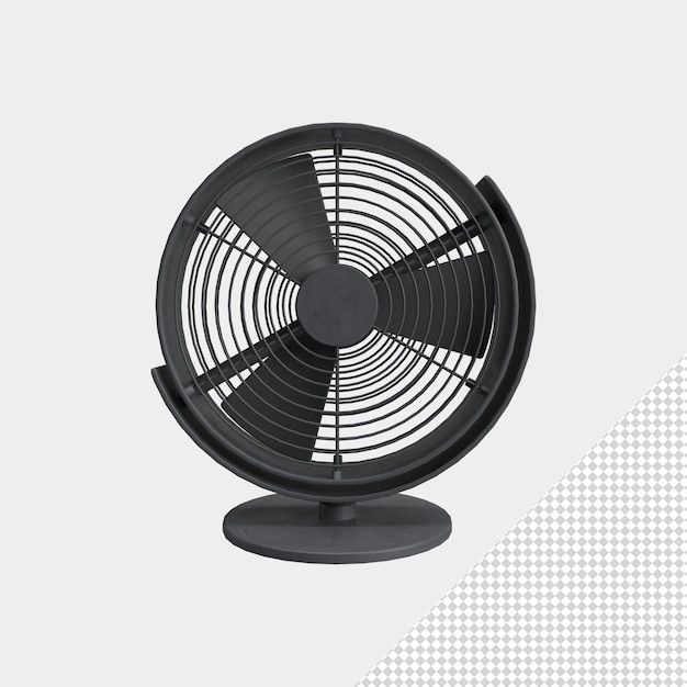 Close up on fan isoalted premium psd