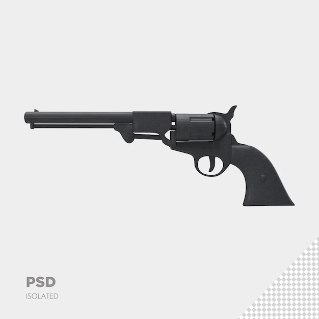 Close up on gu 3d isolated premium psd