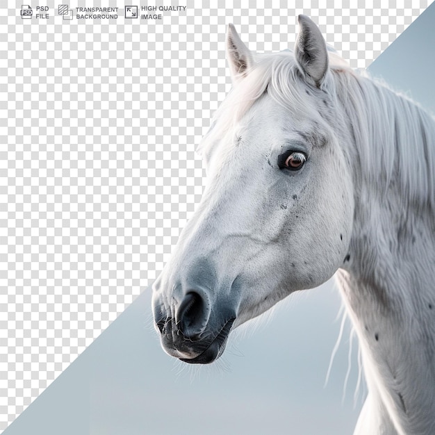 Close up horse transparent background png