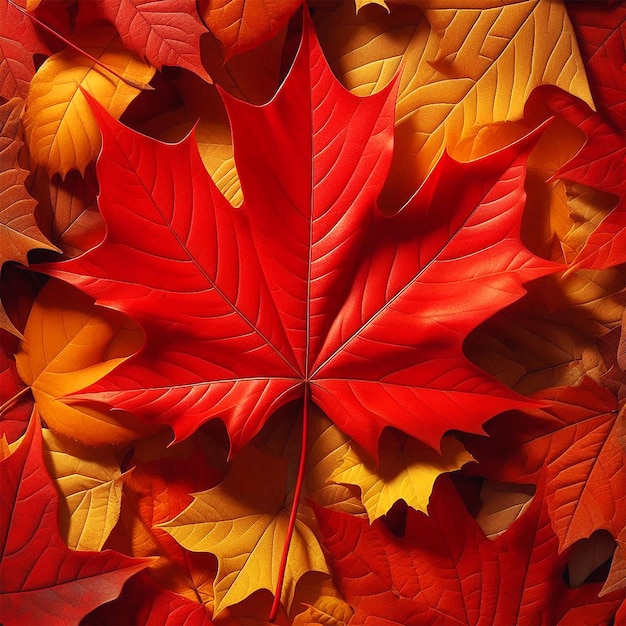 a close up of a leaf that is made by the company of autumn leaves