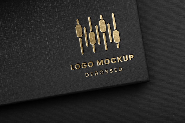 Close up on logo mockup