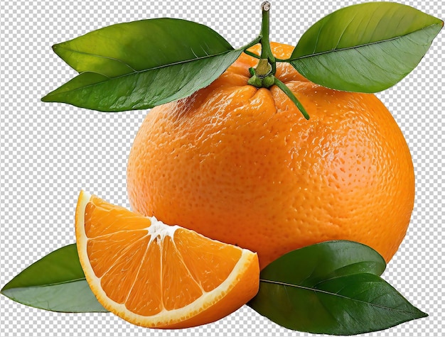 a close up of an orange with leaves and a leaf that says quot fresh orange quot